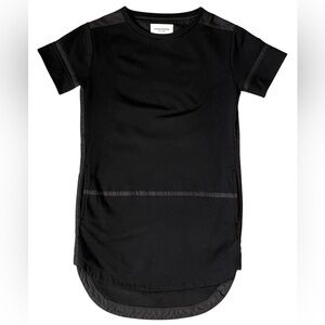 Fair Condition Public School small Black Long T Shirt Tee Cotton Blend
